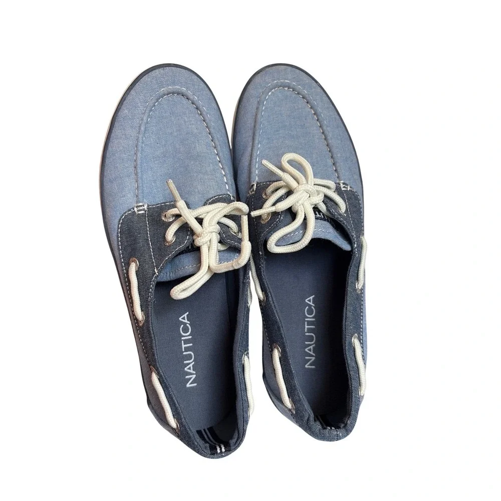 Nautica Galley Mens Blue Textile Boat Shoes DO‎ NOT BUY / NOT AVAILABLE